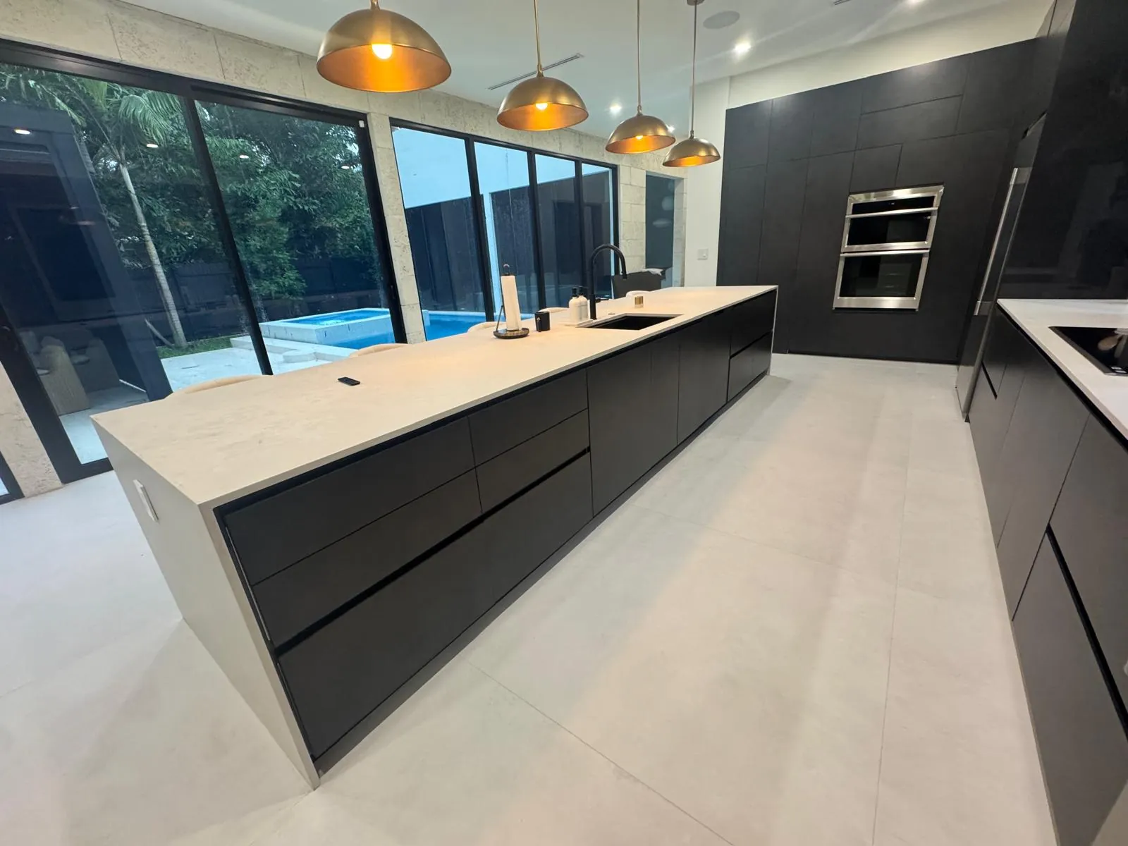 Luxury kitchen cabinetry by One Direct Mill in a South Florida home